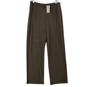 NWT Chicos Travelers Collection No Tummy Streight Leg Pants-Mochachino Brown 12R